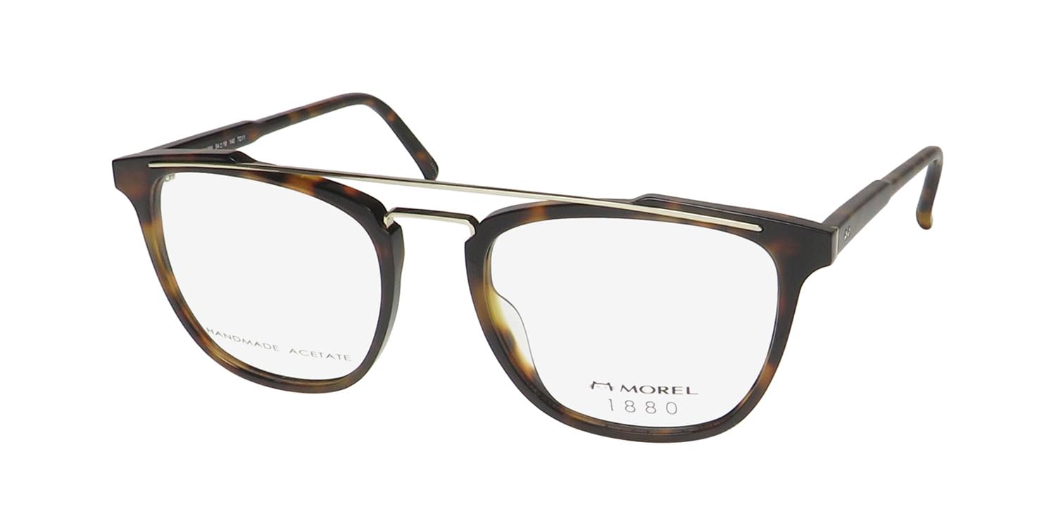 Photo 1 of Marius Morel 1880 60118m Eyeglass Frame/Glasses Handmade Acetate Classic Shape [54-19-140, tortoise/gold]