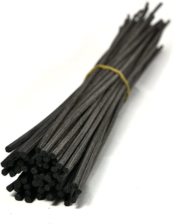 50pcs Reed Diffuser Sticks - Wood Rattan-Reed Sticks black
