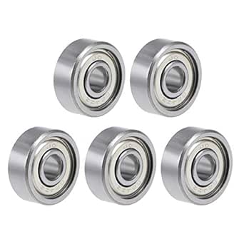 10 Cuscinetti A Sfera 624ZZ - 4x13x5mm, Doppio Scudo In Metallo - Foto 5