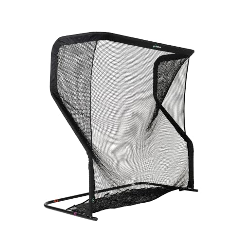 Net Return Pro Series Golf Training Net, 8'x7'6', Auto Ball Return, Portable Indoor/Outdoor, Simulator Use, Durable Aluminum
