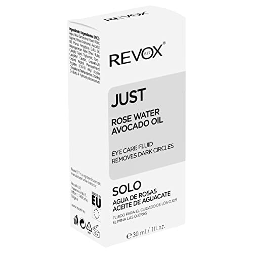 REVOX B77, Just Rose Water Avocado Oil Eye Care Fluid, 30 ml, Eye Contour Fluid, Eliminates Dark Circles, Deeply Hydrates - Image 4