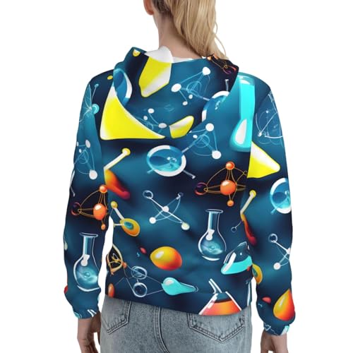 Sweat à capuche chimie abstrait EdWal : le pull ajusté pour exprimer votre passion - 4
