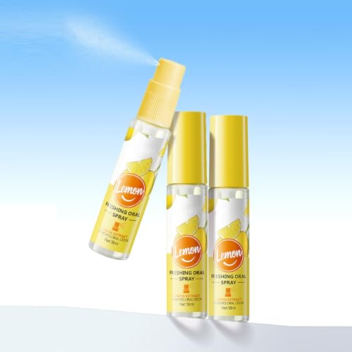 Mundspray,Mundspray Mit Fruchtgeschmack,Mundspray Gegen Mundgeruch,Zitrone Mund Spray,Mundgeruch Und Karies BekäMpfen,Reduzieren Sie Mundtrockenheit Und Sorgen Sie FüR Frischen Atem – Bild 7