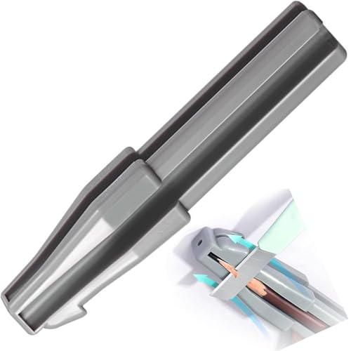 HUIKKJPフラット鉛筆削り アイライナー削り器 ペンシルシャープナー 4 in 1 安全で持ち運びに便利な眉用シャープナー メイク初心者からプロまで使える