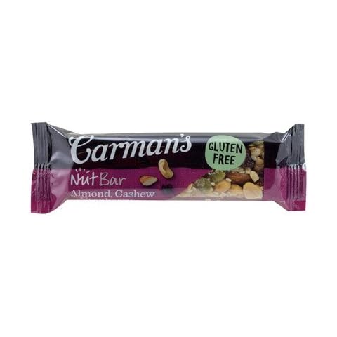 Carmans Almond Cashew & Cranberry Nut Bar 45g x 12 Cover