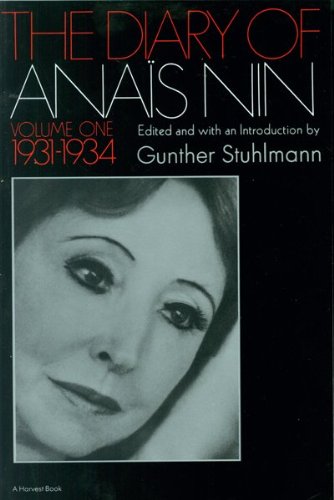 Diary Of Anais Nin Volume 1 1931-1934: Nin, Anais: 8601420886940