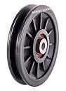 Mount Hood Great Gym Machine Bearing Pulley 4 Inch Black Wheel with Inbuilt Bush and Bearing (Set of 2 Pieces) gallery image