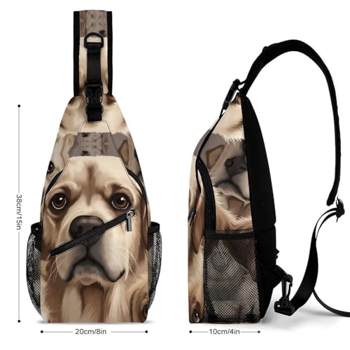 Mochila deportiva tipo bandolera para senderismo y uso casual miniatura 2