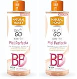 Natural Honey, Oil & Go Piel Perfecta, Aceite de Ducha sin Aclarado para una Piel Suave como Bebé, 24H de Hidratación con Aceite de Lino y de Almendras, Absorción Rápida con Acabado No Graso, 250 ml