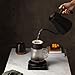 Fellow Stagg EKG Pro Electric Gooseneck Kettle - Pour-Over Coffee and Tea, Quick Heating, Precise Temperature Control, Scheduling, Built-in Brew Timer, Matte Black with Walnut Wood Handle, 0.9 Liter