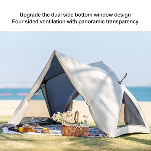 Carpa plegable impermeable 3-4 personas para camping miniatura 7