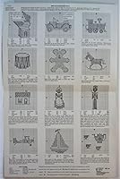 Old Fashioned Toys, Country Crafts (Christmas ornaments to cross stitch) B0075O2Q7E Book Cover
