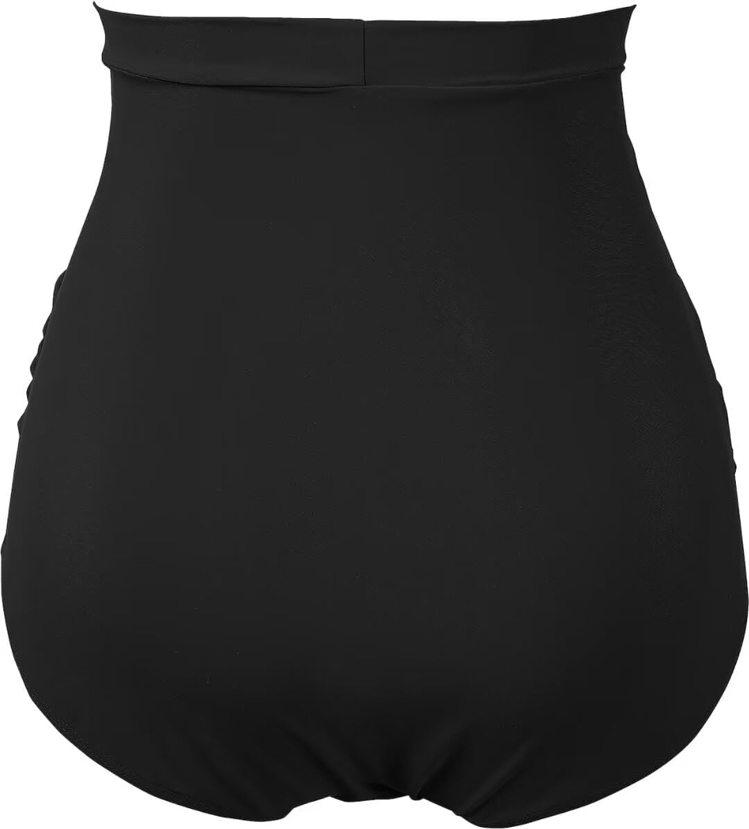 COCOPEAR Women's Ruched High Waisted Bikini Bottom Retro Vintage Swim Short Tankinis - Image 3