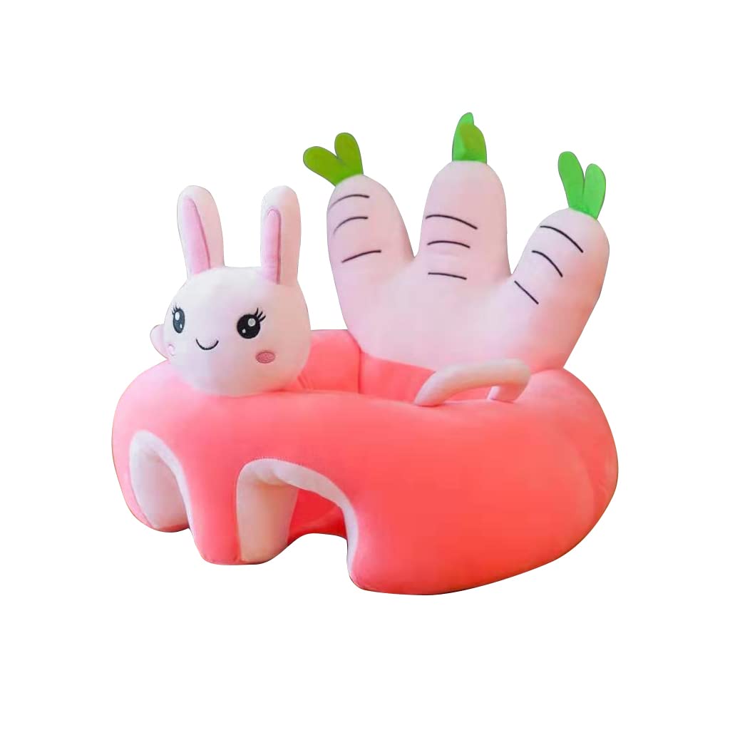 Baby Sitting Support Sofa, Sit Me Up Floor Seat for Babies, Learn to Sit Chair for Toddlers, Baby Seats for Sitting Up 3-12-24 Month (Rabbit)