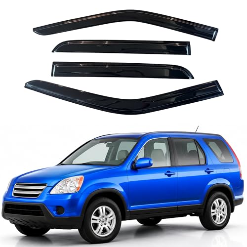 Image of IG Window Visors Fit for 2007-2011 Honda CRV, Out-Channel Rain Guards Vent Wind Deflectors 4PC, Car Accessories for 07-11 CR-V