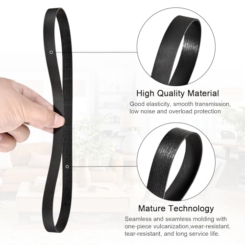 Correas de repuesto arreglan rodillo parado en Hoover Dual Power Max 4