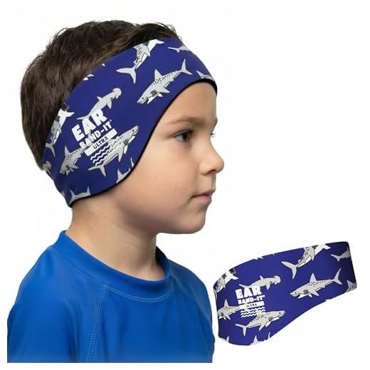 EAR BAND-IT Ultra Swimming Headband - Best Swimmer's Headband - Keep Water Out, Hold Earplugs in - Doctor Recommended - Secure Ear Plugs - Invented by ENT Physician - Medium (See Size Chart)