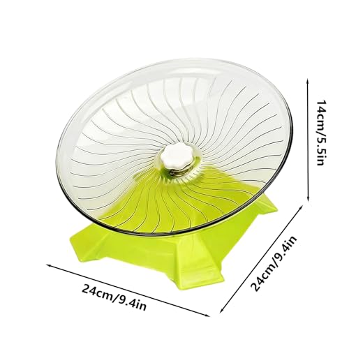 Roue pour hamster nain silencieuse anti-basculement avec support stable