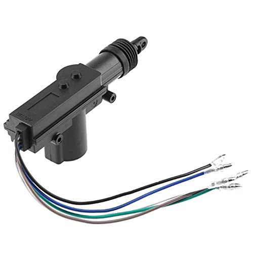 ZJchao Actuador de Cerradura de Puerta de Coche Eléctrico de 12 V, Motor de Cerradura de Alimentación de Vehículo Universal (5 hilos)