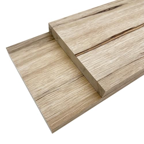 Barrington Hardwoods - Black Limba Lumber Board - 3/4" x 6" (2 Pcs) (2, 3/4" x 6" x 12")