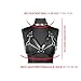 Punk Black Chest Harness Goth Fashion Adjustable Strap Body Harnesselt Waist Chain Belts,Women's Body Chains Rave Accessories