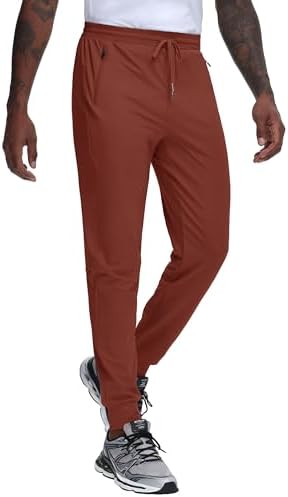 JWM 30" 34" 36" Mens Tall Sweatpants Athletic Joggers with Zipper Pockets
