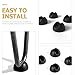Hohopeti 20pcs Non-Slip Chair Leg Protectors and Table Feet Covers Furniture Pads Floor Protectors for Hardwood Floors and Carpet, Chair Foot Fastening Tools for Home and Office Use