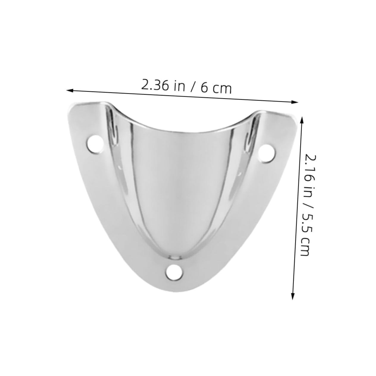 Gogogmee Stainless Steel Vent Clamshell Plate for Boats Durable Drainage for Optimal Air Circulation Environments for Yacht Ventilation