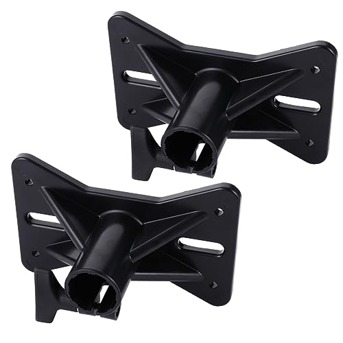KONTONTY Speaker Holder Tray Mount Strong and Stable Black Heavy Duty Stand Bracket for Parties