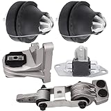 Bapmic 30680750 Engine Torque Strut Mount + Motor Mount Kit for Volvo S60 S80 V70 XC70 XC90