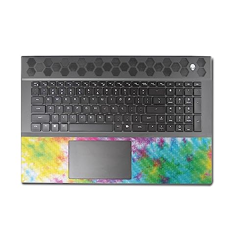 Image of MightySkins Carbon Fiber Skin Compatible with Alienware M18 R1 (2023) Full Wrap Kit - Tie Dye Splatter | Protective, Durable Textured Carbon Fiber Finish | Easy to Apply | Made in The USA