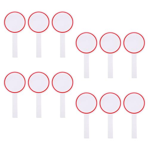 12 tablas para puntuación en tablero blanco rojo