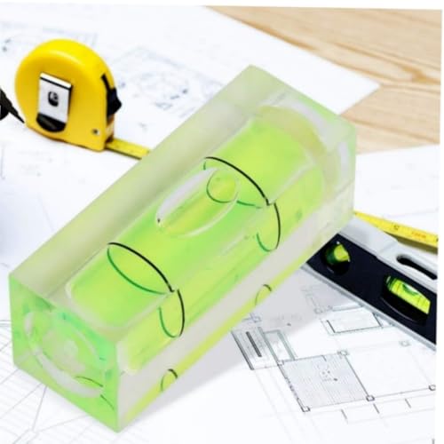 Wasserwaage, 6 Stück Mini-Wasserwaagen, kleine Blasenwasserwaage, Wasserwaage, Blasenwasserwaage, 15 x 15 x 40 mm