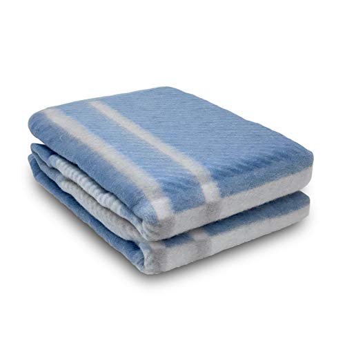 Nada Home Coperta Invernale Misto Lana Matrimoniale 2 Piazze Cortina Blankets 210x250 cm Made in Italy Calda Morbida e Confortevole