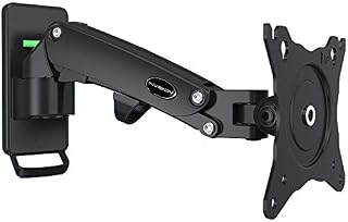 Invision PC Monitor Wall Mount and TV Wall Bracket for Small 17-27 inch Screens. VESA 75x75mm & 100x100mm. Ergonomic Tilt Swivel and Rotate. Weight Capacity 2-7kg [FX100]