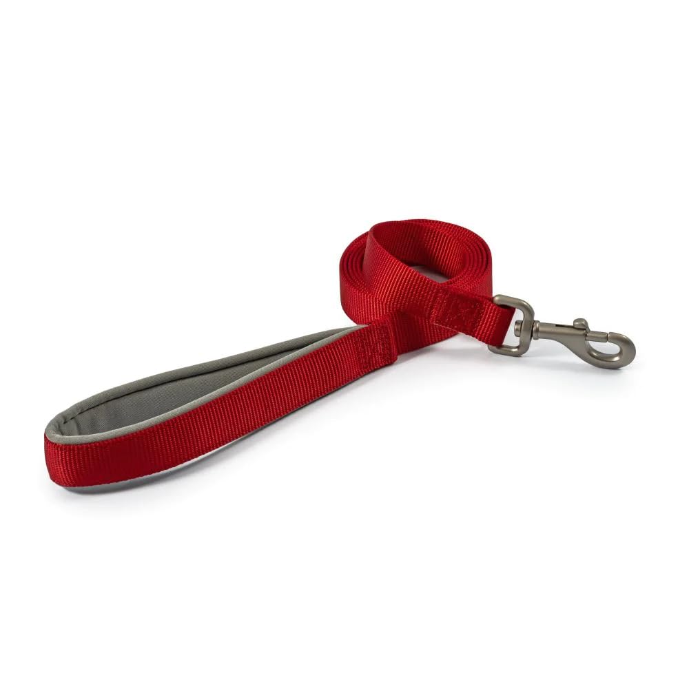 Ancol Heritage Nylon Lead Red 1m X25mm Sz 7-9