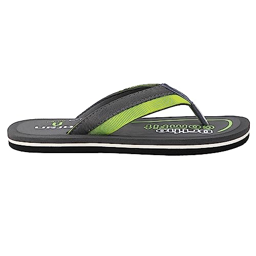 Image of URJO LM 105 Men's Slippers /FlipFlops Lightweight Super Flexible Arch Support Durable Anti Skid & Stylish Dailywear Slippers /FlipFlops for Men