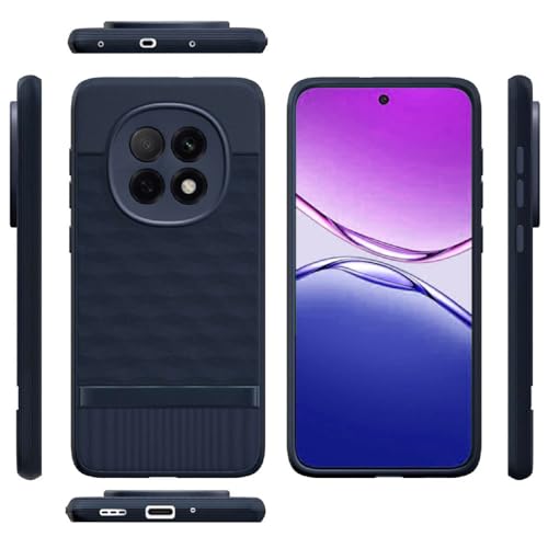 Image of Shockproof Case for Oppo F29 5G | Full Camera Protection | TPU Flexible Back Cover for Oppo F29 5G (Steel Blue)