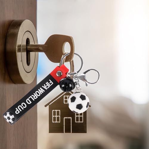 Soccer Keychain - Football Key Chains Sports Ball Car Keyrings,Backpacks Pendant Charm Decor Accessories for Bag Handbag Wallet,Gift for Boys Grils Men Women (Soccer) - Image 6