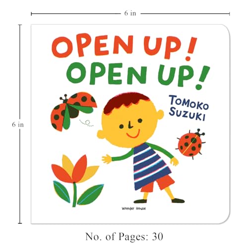 Image of Open Up Open Up - A Fun And Interactive Board Book For Kids | Discover The Magic Of Everyday Things As They Open | Lift-The-Flap Style Visual ... For Toddlers & Preschoolers | Ages 2-5 Years