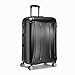 Amazon Basics Hardside Luggage, Large Suitcase with Wheels, Oxford Spinner with TSA Lock, Four Spinner Wheels and Scratch-Resistant Surface, 76 cm, Black