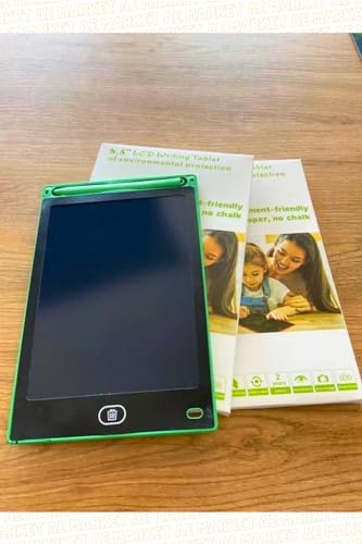 grafik digital çocuk yazı tahtası çizim tableti lcd 8.5 ınc Yeşil