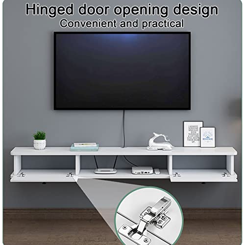 Étagère TV murale noire : rangez vos boîtiers multimédias et libérez l'espace au sol