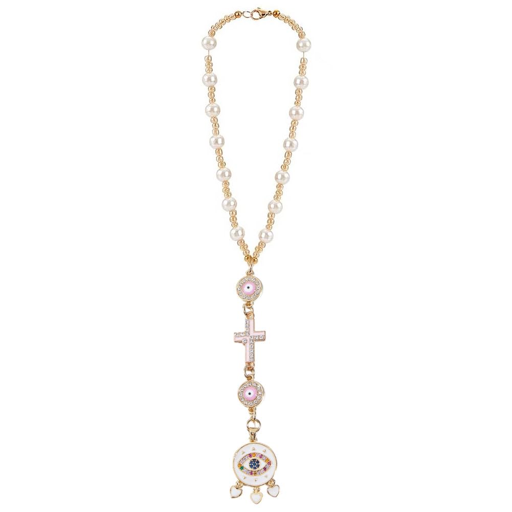Pendentif de voiture croix mauvais œil pour déco maison et fenêtre