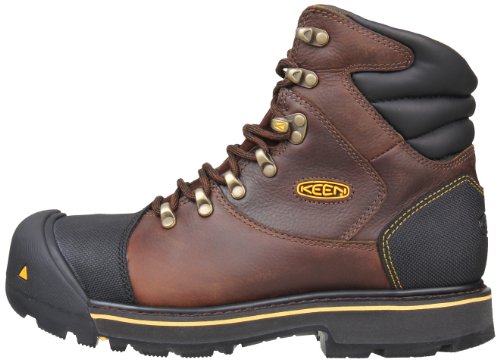 Keen Utility Mens Milwaukee 6" Steel Toe Work Boot, Slate Black/Slate Black, 11.5 Wide Us #TOP6