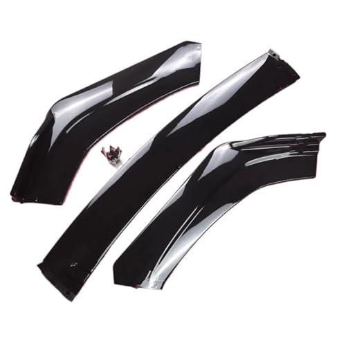 Becquet de lèvre de pare-chocs avant pour Hyundai i30 MK3 2017-2020 spoiler noir en 3 pièces