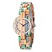 Produktbild Qqzmd Wooden Watches Paar hölzerne Uhr, Bunte Mode Ideen - gesundes und Reine natürliche Uhr-Umweltschutz, Warm Romantic Beste, 10 Meter Wasserdicht, mit Geschenk-Box Gifts