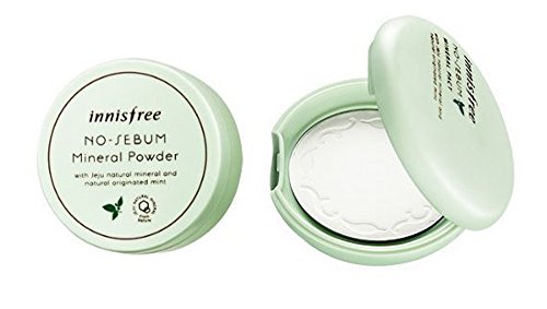 Innisfree No Sebum Mineral Pact (8.5g) + Powder (5g) Total 2pcs SET!