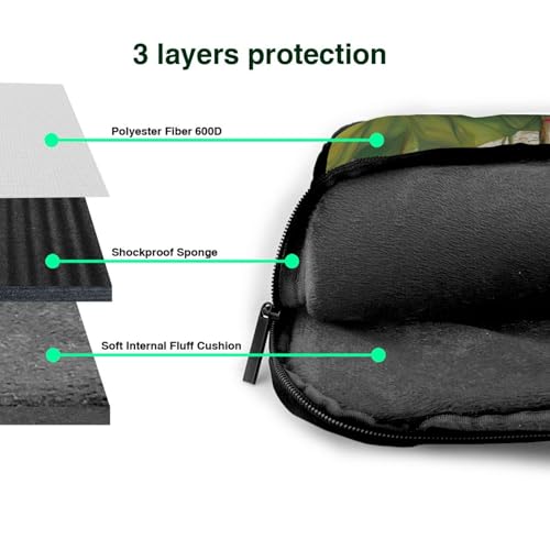 Maletín para laptop 14 pulgadas impermeable con asas miniatura 5