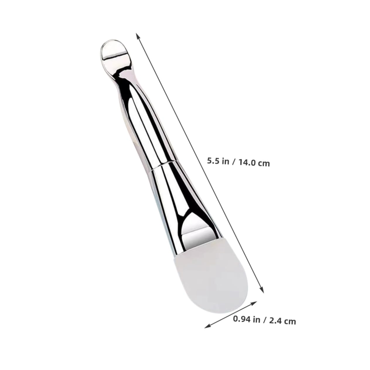 FOMIYES Facial Mask Brush Set Soft Bristle Double-ended Silicone Mask Brush for Gentle Cleansing